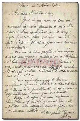 Paryż — Katedra Notre-Dame — Stara pocztówka n°14 — Rewers