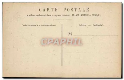 Paris - Boulevard de la Madeleine — vista do Panteão — editor não identificado — Verso