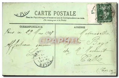 Paryż — Arc de Triomphe — LL. nr 704 — Rewers