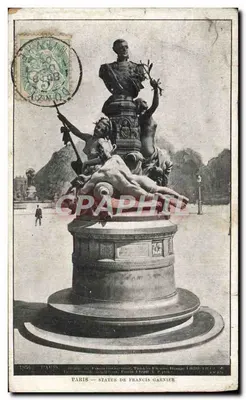 Paris — Estátua de Francis Garnier — editor Paris, n° 2425