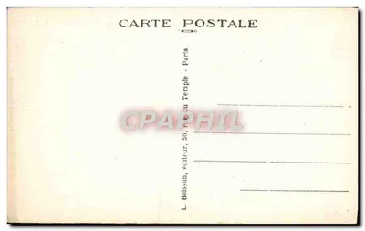 Parijs — Park van de Buttes Chaumont — Roche de la Sibylle en Uitzichtspunt — J.H. — Achterkant