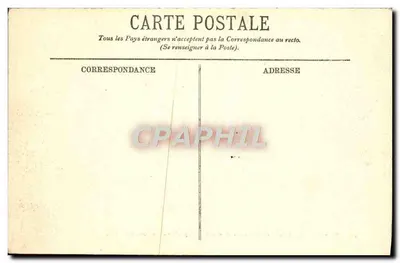 Paris — O Jardim das Tuileries e Arco do Triunfo do Carrousel — LL. — Verso
