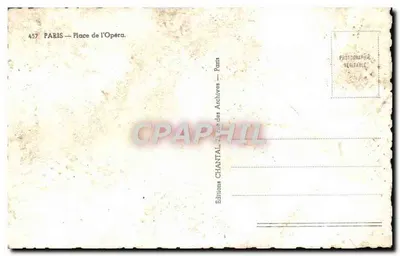 Plac Operowy — Paryż — Wydawnictwo Chantal — Rewers