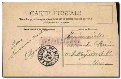PARIJS — De Place de la Nation — Collectie Petit Journal — Achterkant