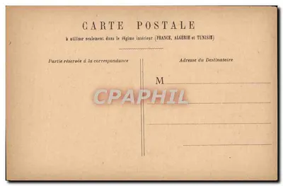 PARIS - A Santa Capela — vista da estrutura gótica com carruagem — editor não identificado — Verso