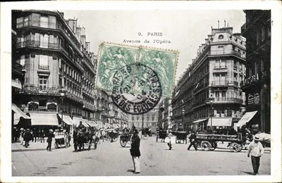 Paris — Avenida da Ópera — editor Fadescy Frères