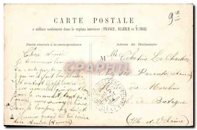 Paris — Avenida da Ópera — editor Fadescy Frères — Verso