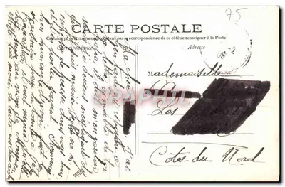 PARIS — De Mairie van het 10e Arrondissement — C.M. n°235 — Achterkant