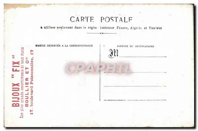 Porta Saint-Denis — Parigi — editore 'Bijoux Fix' n°25 — Verso