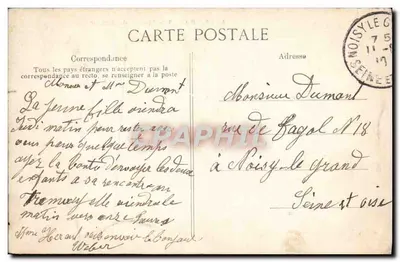 Paris — Museu de Cluny — Editor E.D. n°4045 — Verso
