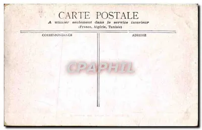 Paris - Banque de França — vista da rua — editor não identificado — Verso