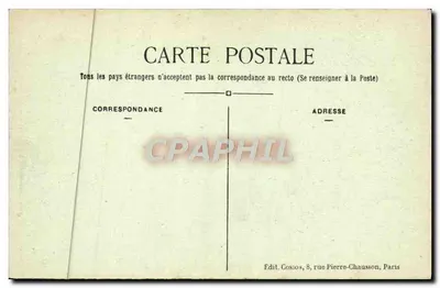Paris - O Parc Monceau - A Grilie — C.M. n°482 — Verso