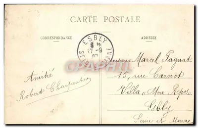 Paris - Bois de Boulogne - Os Barcos no Lago — Robert, n°494 — Verso