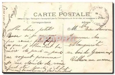 Buttes Chaumont — Um Site — J. H., n° 184 — Verso
