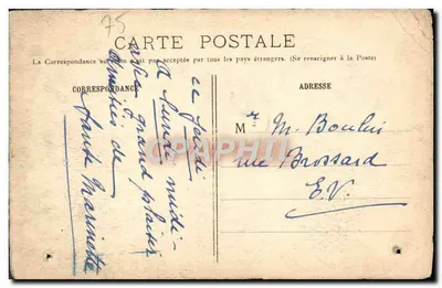 Vieux Paris — La Cour du Musée de Cluny — Éditeur G. Fragon — Rewers