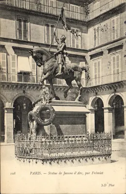 PARIS — Estátua de Joana d'Arc, por Frémiet — ND* Phot, n° 108