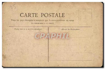 Paris — A Porta Saint-Martin — Coleção Petit Journal — Verso
