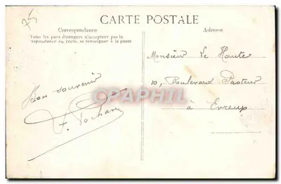 PARIS — Rue de Rivoli — éditeur imprimeur non visible, n° de série 4499 — Verso