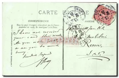 Paris — A Igreja de São Agostinho — LL, n° 210 — Verso