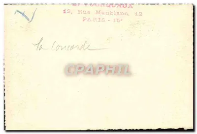 Praça da Concorde — vista panorâmica com obélisco e Torre Eiffel — editor não identificado, n° de série 2401 — Verso