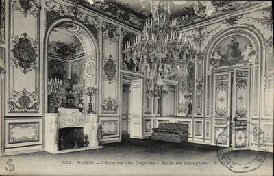 Paris — Câmara dos Deputados — Salão de Recepção — E. G. D. n°972
