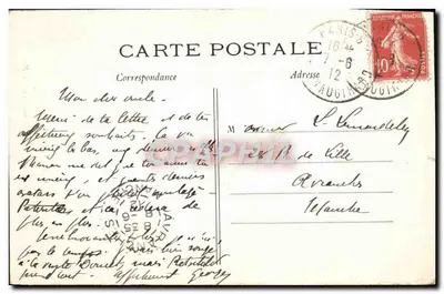 Kopiec Zdjęcia Gwiazdy — rzeźba Zdjęcia przez Cortota — J.H. wydawca, nr 848 — Rewers