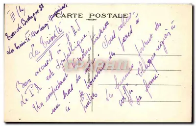Presqu'île de Quiberon — Grotta di Port Mara — n° 1179 — Verso
