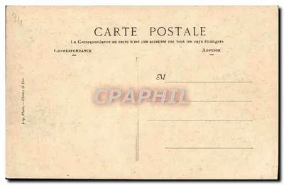 Zamek Vincennes — Pałac Króla i Donjen — Lorp Photo, Paris — Rewers