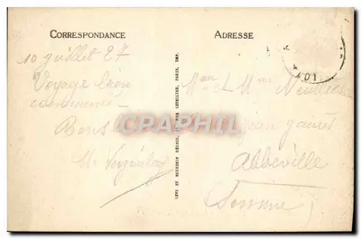 Rocamadour — Ogólny widok z Causse — LL — Rewers