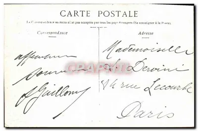 Arredores de Vichy — Hauterive. Velho Porticulário. — Verso