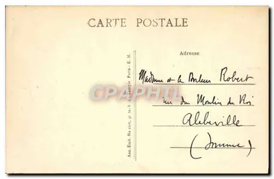 Enghien-les-Bains — As Margens do Lago em Direção à Fonte — E.M. n°749 — Verso