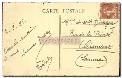 St-CLAUDE - Widok z Mont Chabot — Cl.P.K. n°1 — Rewers
