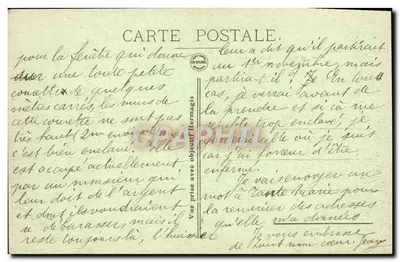 Reims 1919 — De geschilderde kathedraal, midden in de ruïnes — OR — Achterkant