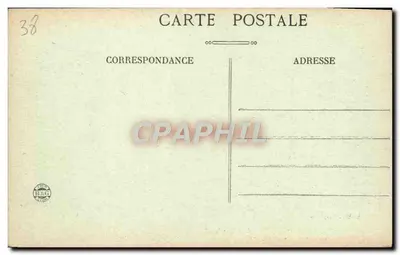 Dauphiné — 60. Klooster van de GRANDE-CHARTREUSE — Gereduceerde en volledige algemene uitzicht — Achterkant