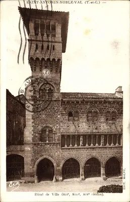 Hôtel de Ville — Saint-Antonin-Noble-Val (Tarn-et-Garonne) — Édit. Malvy