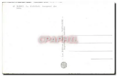 Rodez — Katedra wyrastająca z dachów — Les Éditions NABRO - TOULOUSE — Rewers