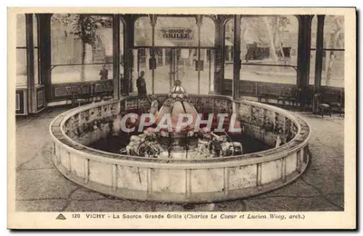 Vichy - A Fonte da Grande Grille (Charles Le Coeur e Lucien Woog, arq.)