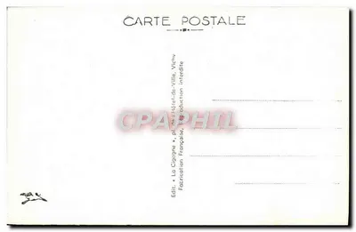 La Bourboule — Widok na nabrzeża i mosty Dordogne — La Cigogne, n°3003 — Rewers