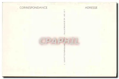 Clermont-Ferrand — Saint-Antoine em sua gruta com seu companheiro inseparável — G.D'O. 393 — Verso