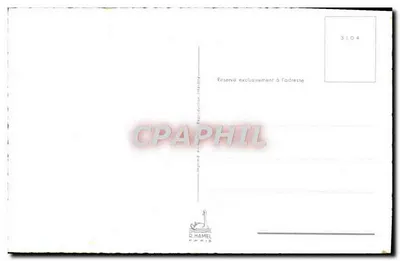 Bukiet białych kwiatów w koszyku — kartka urodzinowa — Q. HAMEL, Paryż, n° 3104 — Rewers