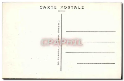 Castelo real de CHAMBORD — Fachaleta Norte — A.B. — Verso