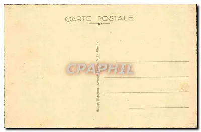 Biarritz — Ogólny widok Placu Wielkiego — Wydawnictwo Riquetine, Aleja Fournard VII — Rewers