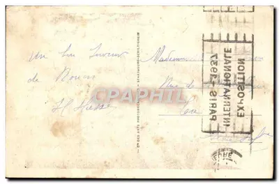 Rouen — Velha casa na rue Saint-Romain — Cap — Verso