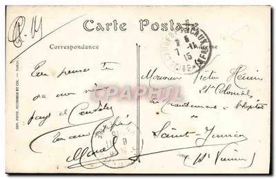 Caudebec-en-Caux — A Cidade e a Sena. Um dos pontos mais harmoniosamente pitorescos da Vale da Sena. — P. Véne, Editor — Verso