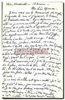 Nice — Hotel Ruhl — widok Promenady Anglijskiej — wydawca Munier, nr 302 — Rewers