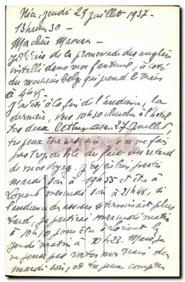 Côte d'Azur — zachód słońca — Wydawnictwo Mar, Nice, nr 102 — Rewers