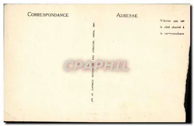 Cartolina d'epoca Ploumanach Il Cappello Di Napoleone — Verso