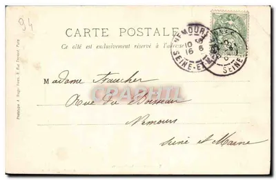 Vincennes — Donjon — Mine Thuillier, Ob. s. religieux — Rewers