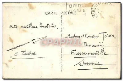 Brides-les-Bains i lodowce Vanoise — La Savoie Pittoresque, nr 412, wyd. Gimy — Rewers