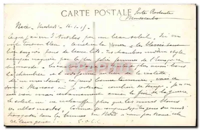 Antibes (A.-M.) — Allgemeine Ansicht und die Alpenkette — Édition Gilet, 1963 — Rückseite